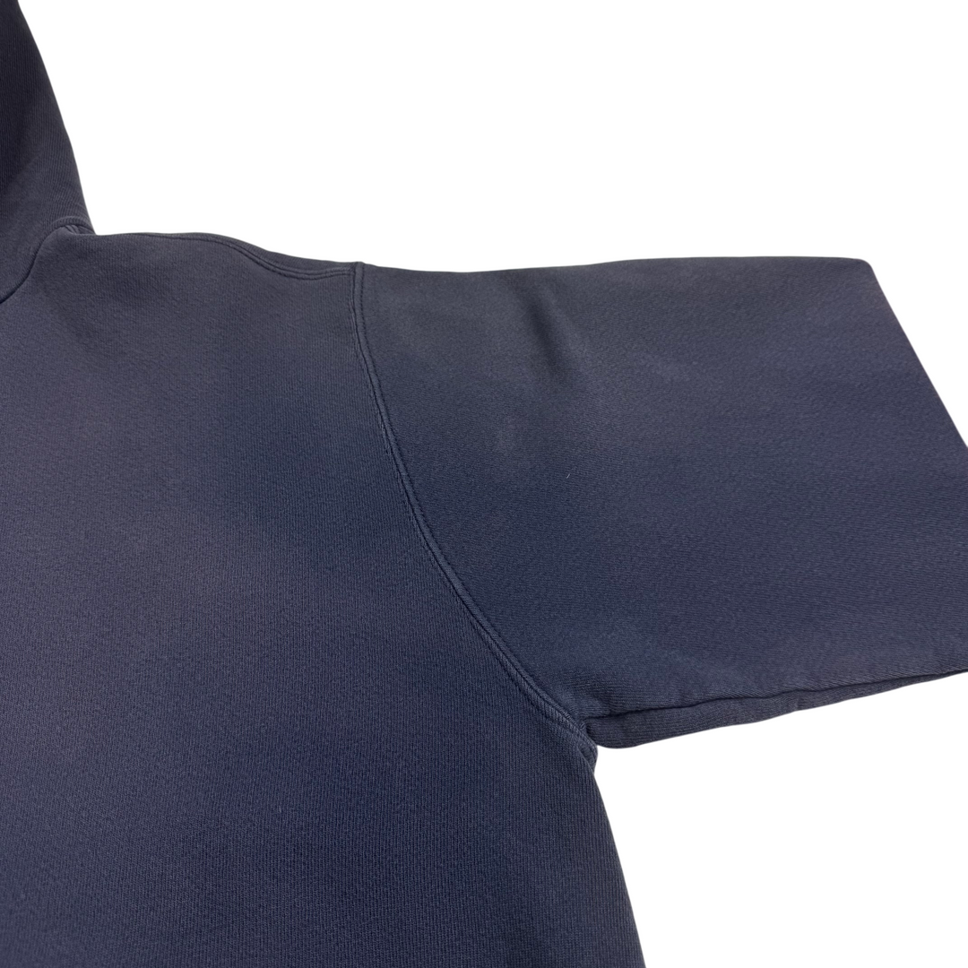 Vintage 90's Nike Mini Swoosh Pullover Hoodie Navy