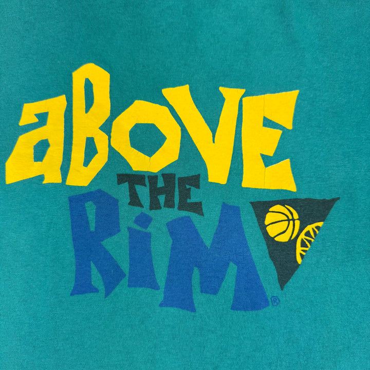 Vintage 90's Reebok Above The Rim Graphic T-shirt Teal