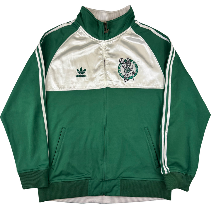 Adidas Boston Celtics NBA Championship 2008 Banner Warmup Jacket Green Rare