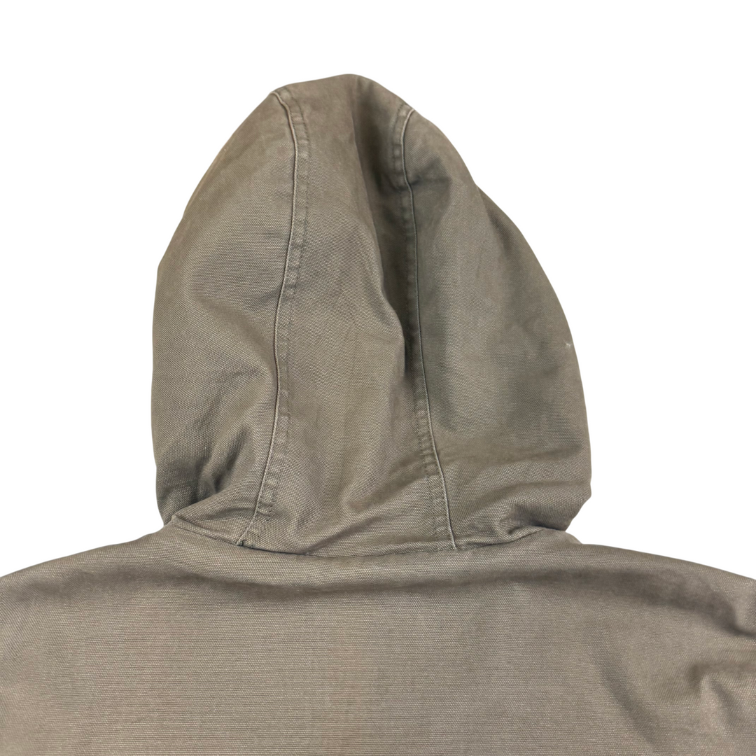 Dickies Sherpa Lined Full-Zip Workwear Jacket Khaki Green