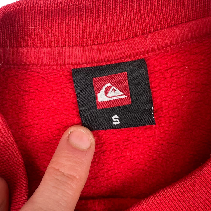 Vintage Quiksilver Since 1970  Logo Sweatshirt Red