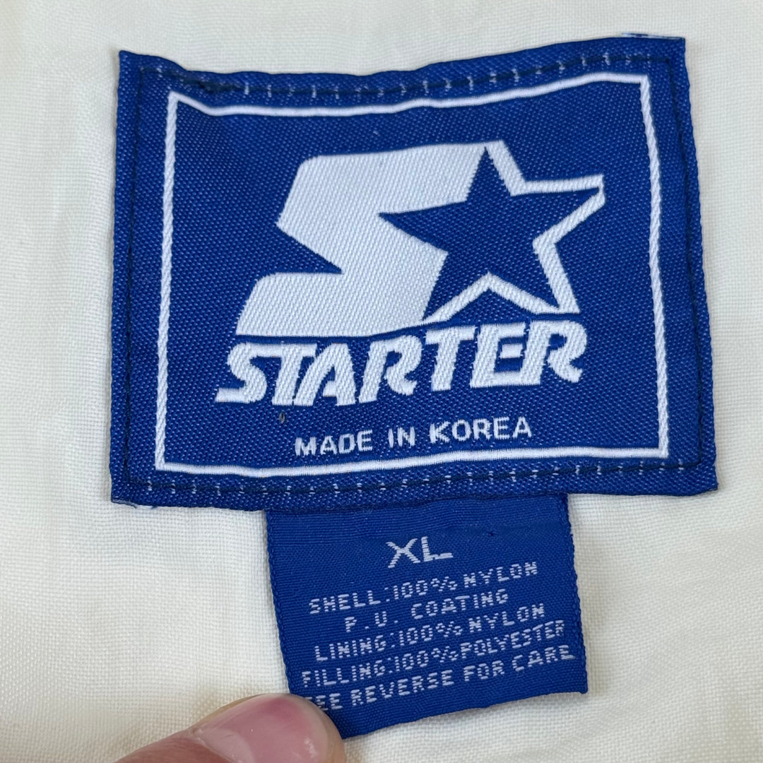 Vintage 90's Starter Penn State Pullover Pro Sport Jacket White Navy