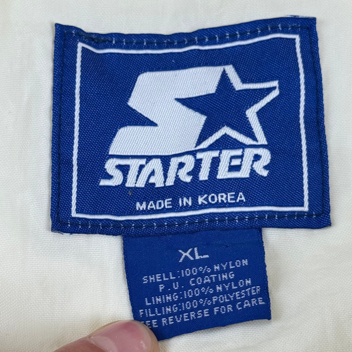 Vintage 90's Starter Penn State Pullover Pro Sport Jacket White Navy