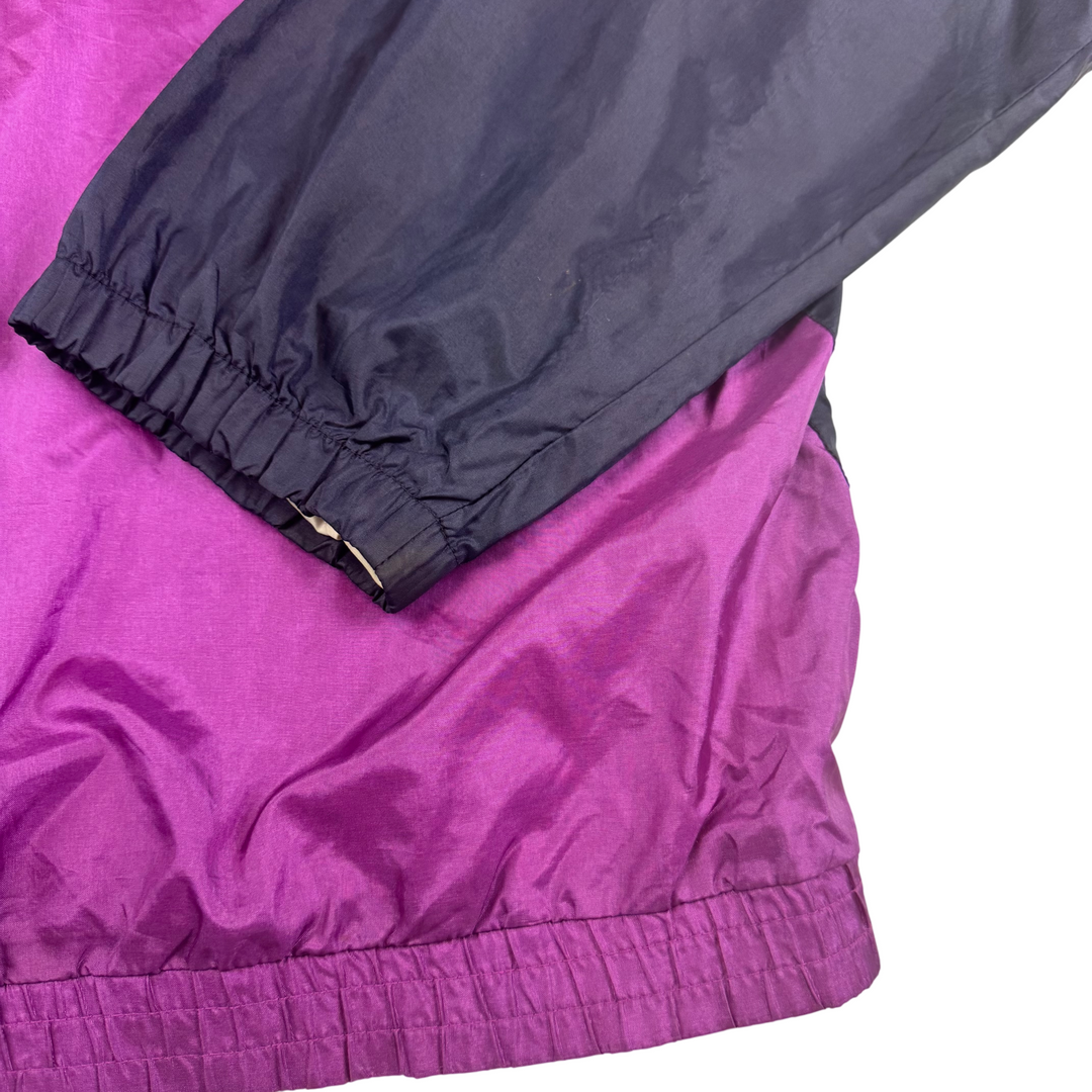 Vintage Nike 90's Sports Classic Full-Zip Track Jacket Purple