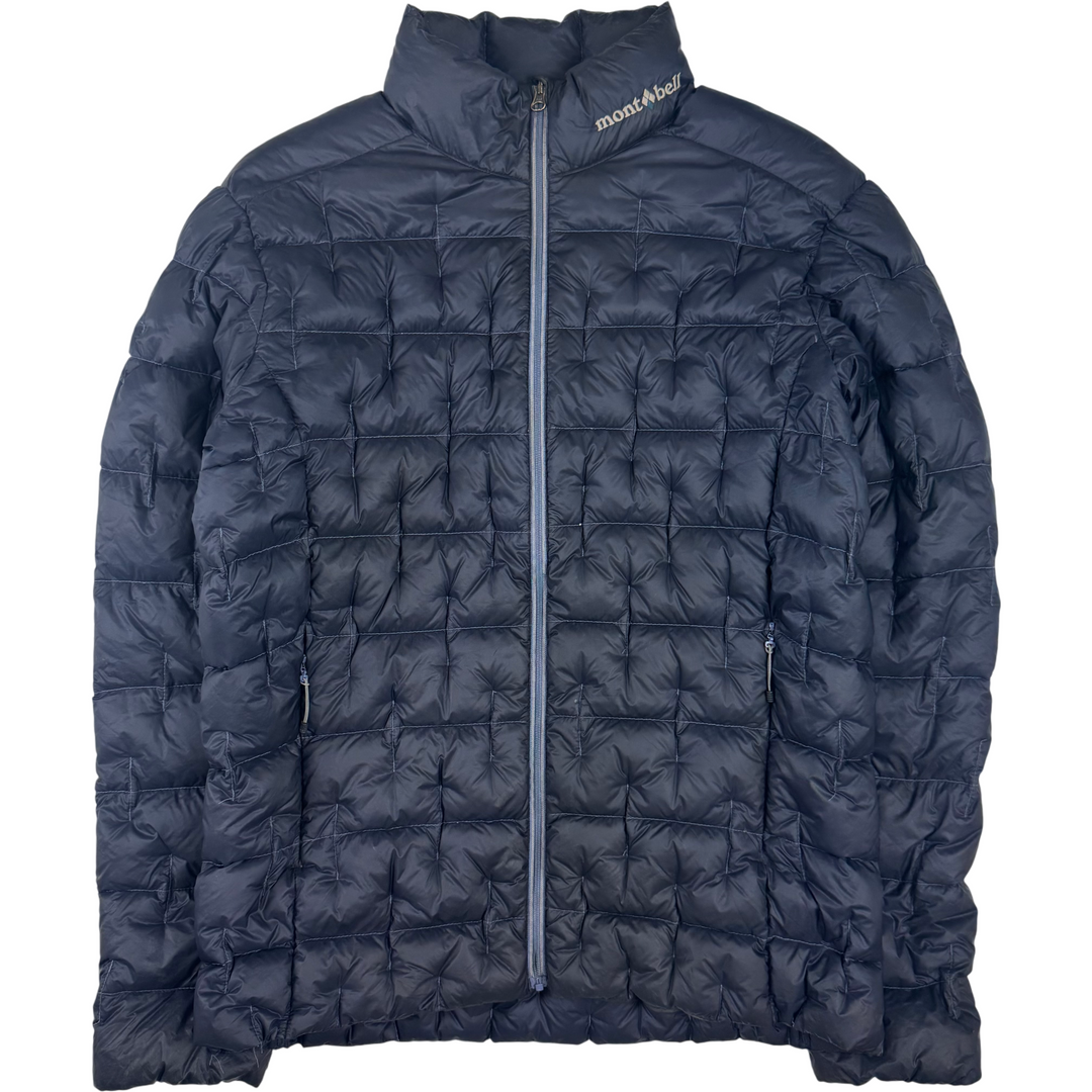 Mont Bell Plasma Ultra Lightweight Quilted Puffer Jacket Blue