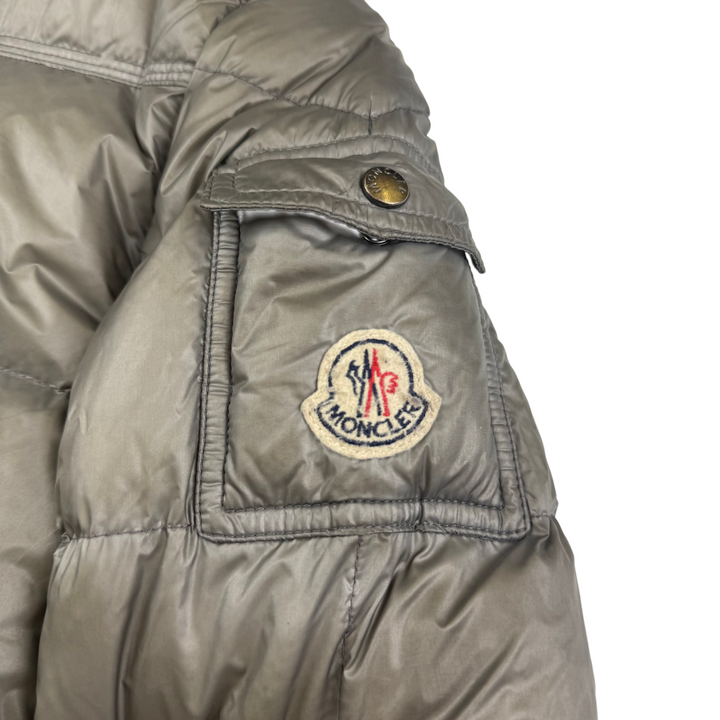 Moncler Quilted Down Puffer Jacket Grey Kids Aged 8
