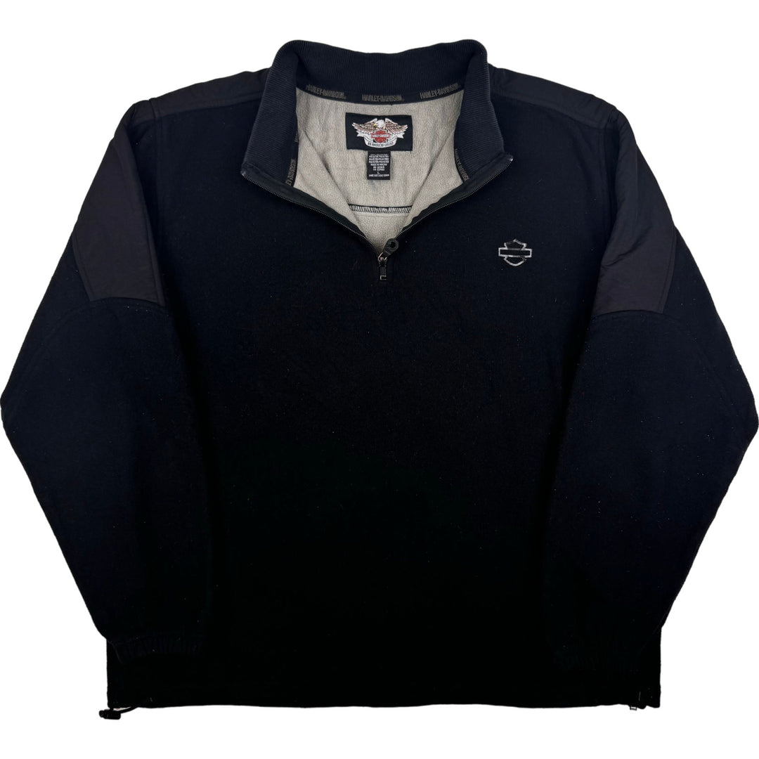 Harley-Davidson Quarter-Zip Fleece Black