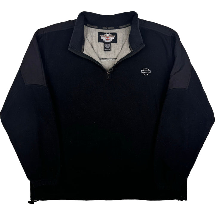 Harley-Davidson Quarter-Zip Fleece Black