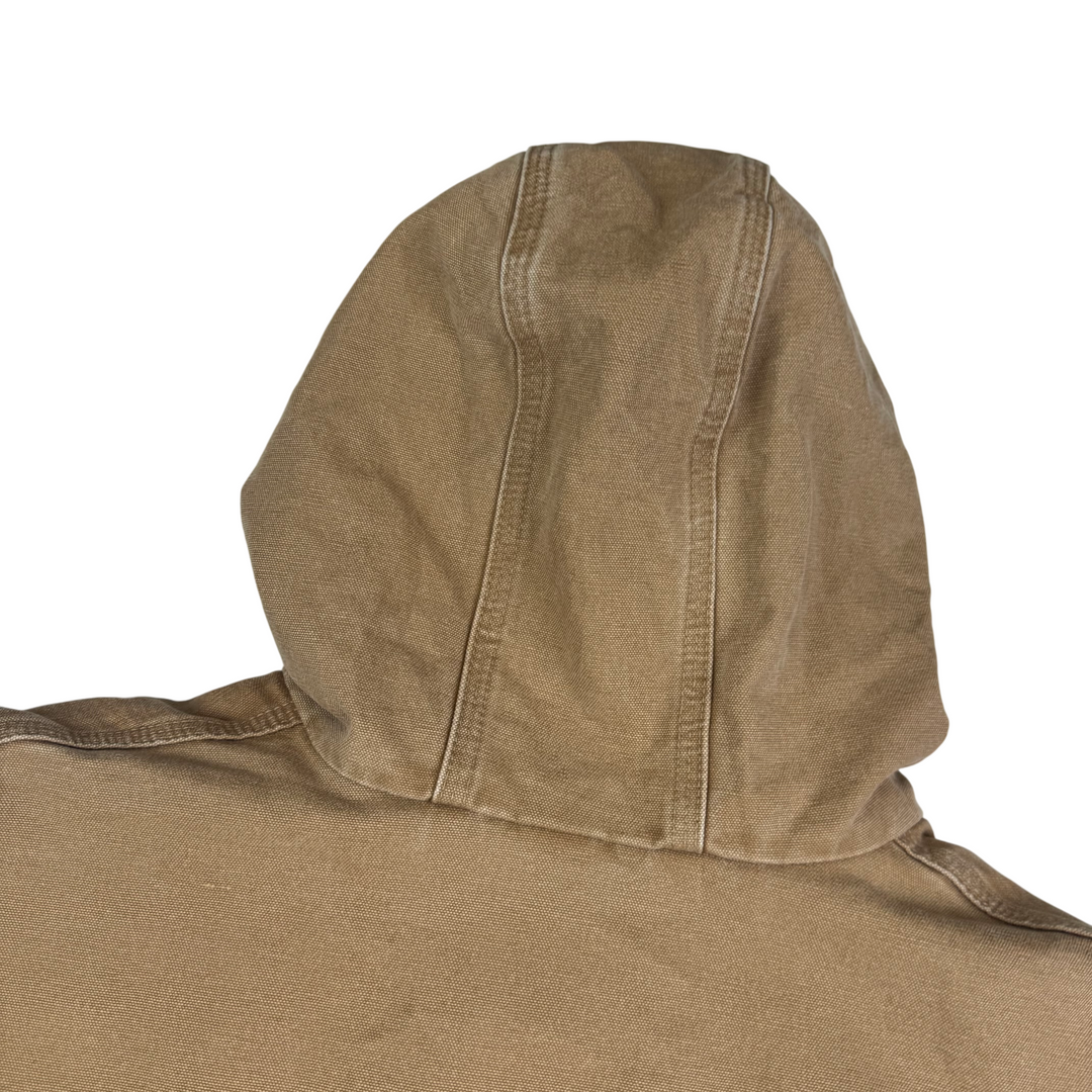 Carhartt Active Full-Zip Workwear Hooded Jacket Brown J28 CML