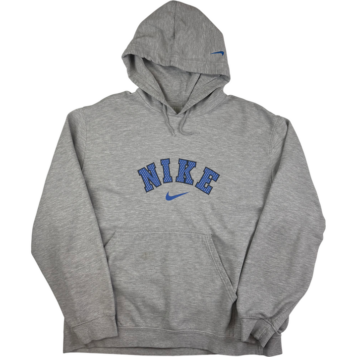 Nike 00's Pullover Center Swoosh Hoodie Grey