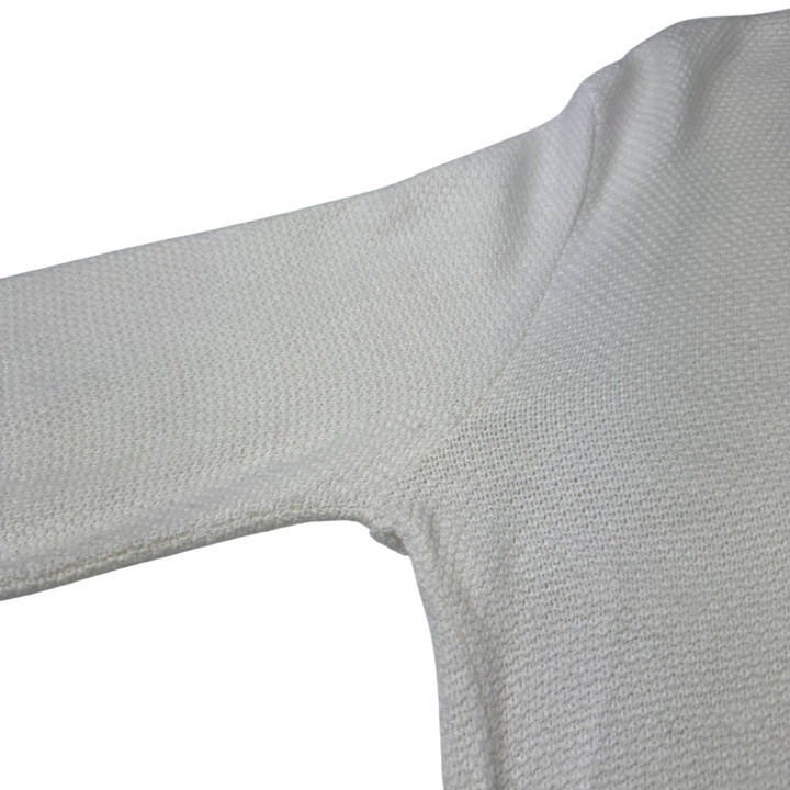 Christian Dior 90's V-Neck Knit Sweater Cream