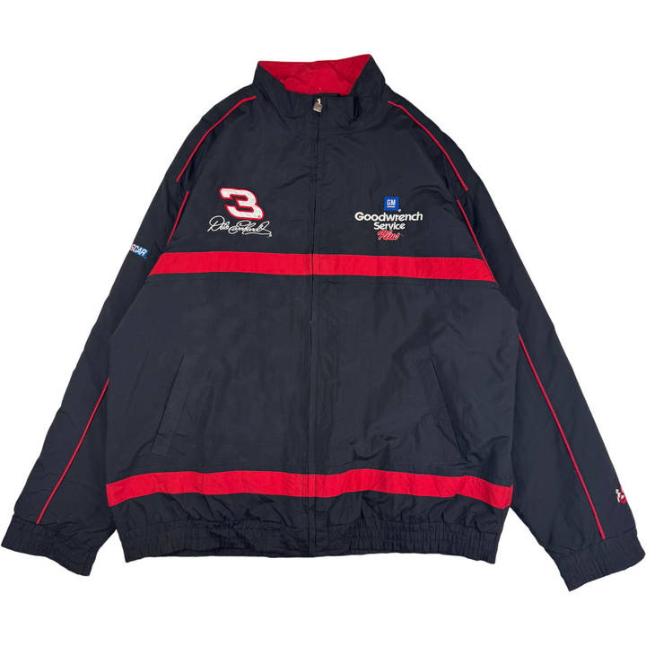 Vintage Nascar Chase Authentics Dale Earnhardt Racing Jacket Black