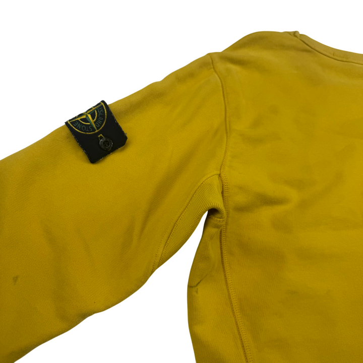 Stone Island Crewneck Sweatshirt Mustard Yellow