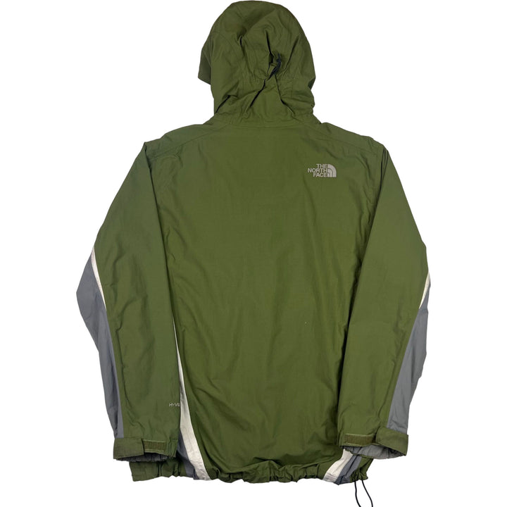 The North Face Hooded Hyvent Jacket Green Grey