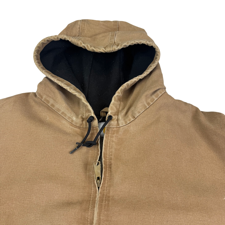 Carhartt Active Full-Zip Workwear Hooded Jacket Brown J28 CML