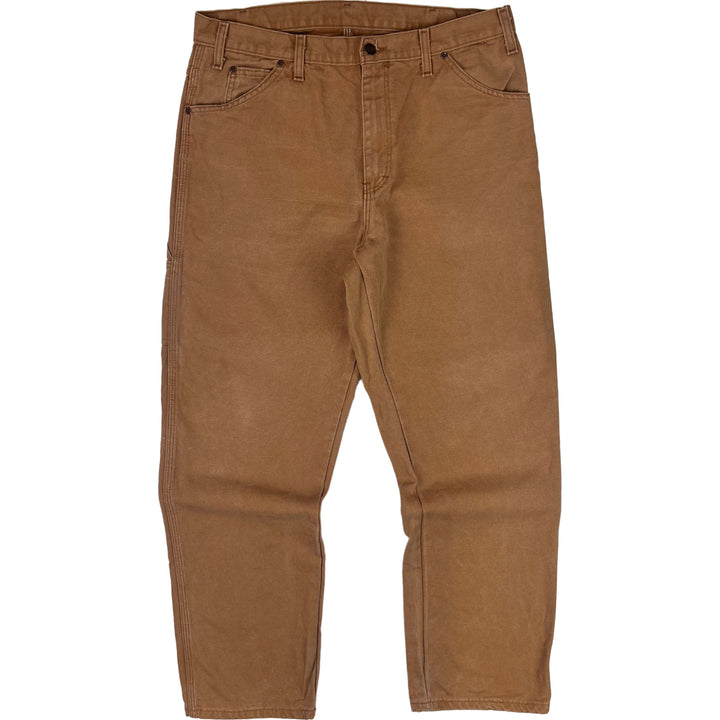 Dickies Workwear Carpenter Trousers Brown