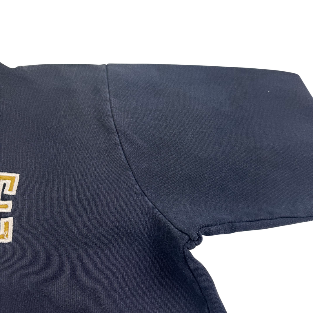 Vintage 90's Russell Athletic Notre Dame Heavyweight Hoodie Navy