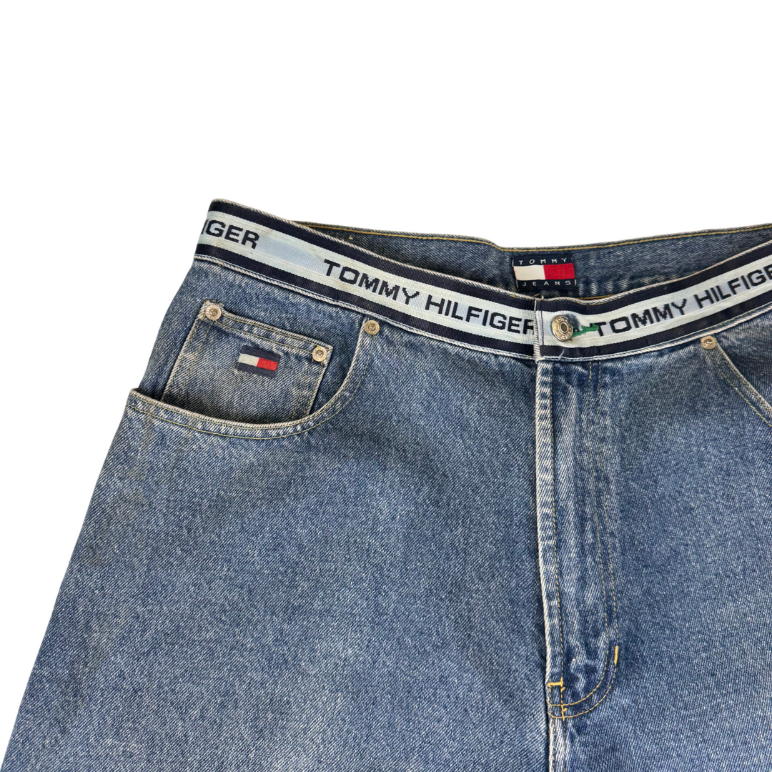 Tommy Hilfiger 90's Wide Leg Denim Jeans Blue