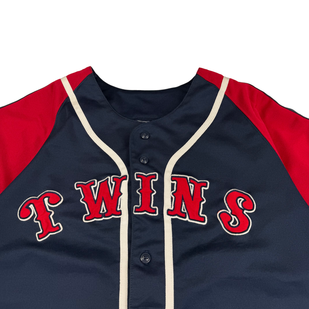 Majestic Minnesota Twins MLB Jersey Navy Red
