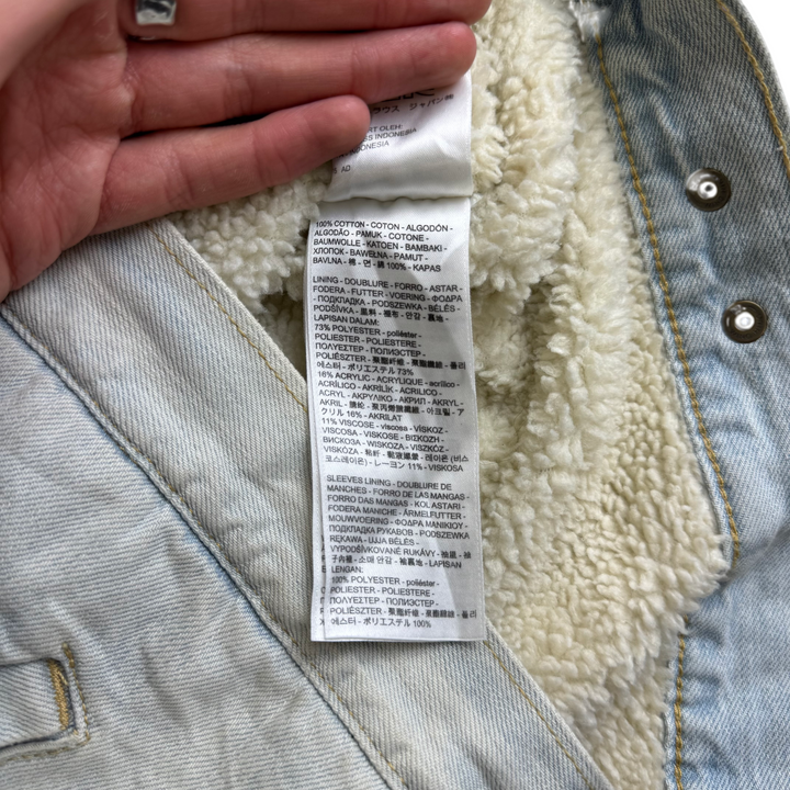 Levi's Sherpa Lined Denim Jacket Blue