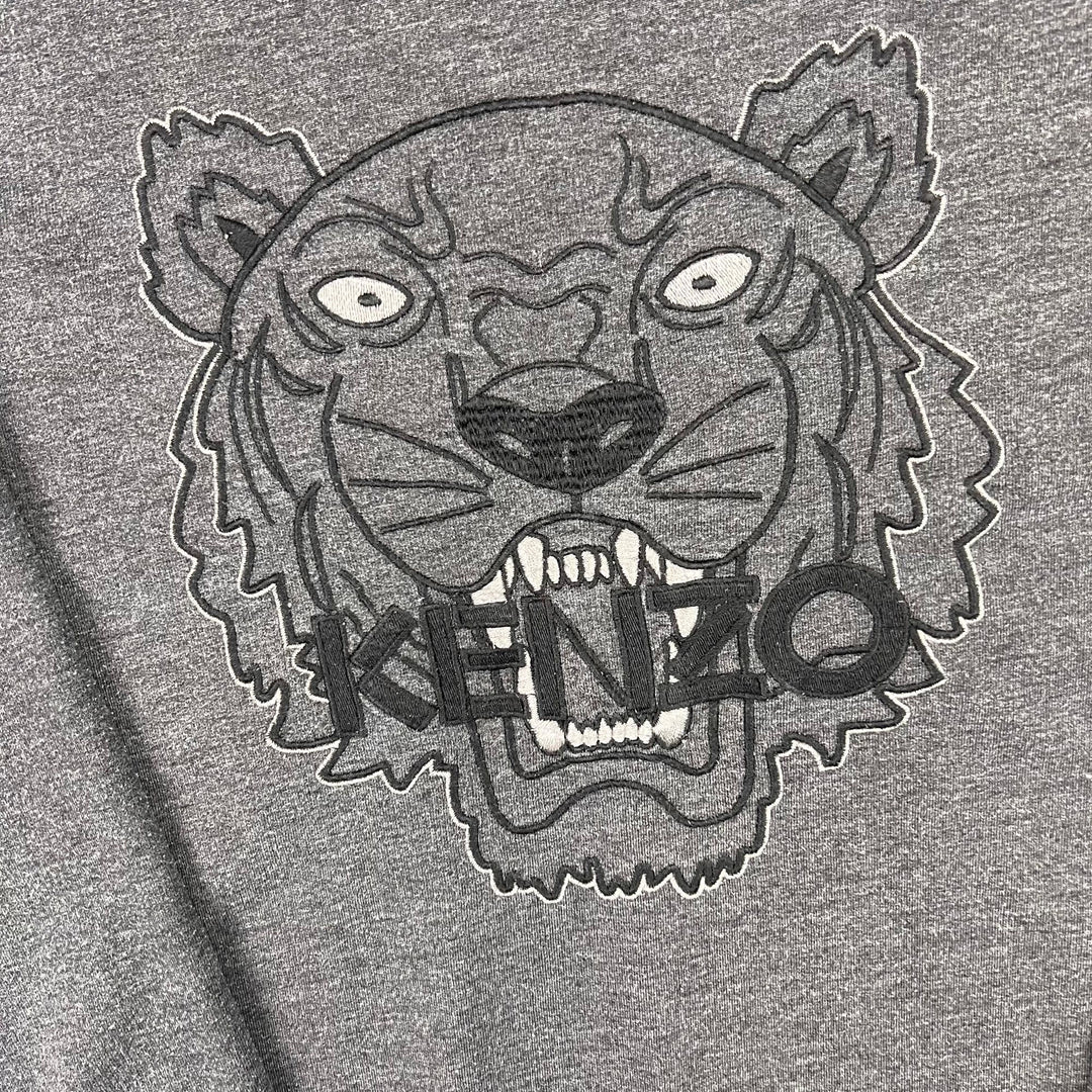 Kenzo Tiger Logo Sweatshirt Grey