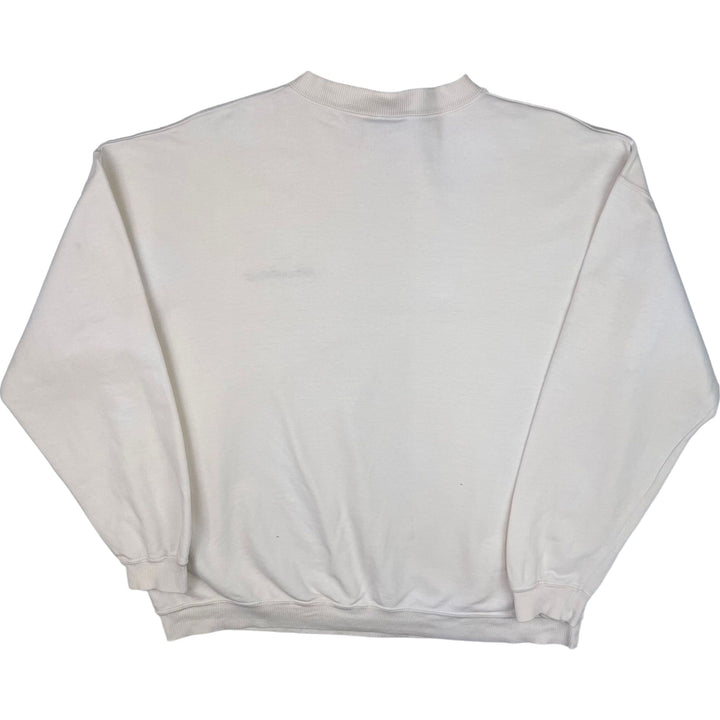 Vintage Levi Strauss Embroidered Logo Sweatshirt Cream