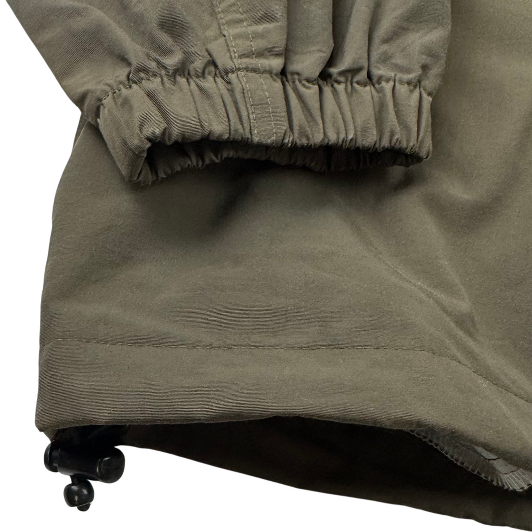 Carhartt Half-Zip Hooded Windbreaker Anorak Jacket Green