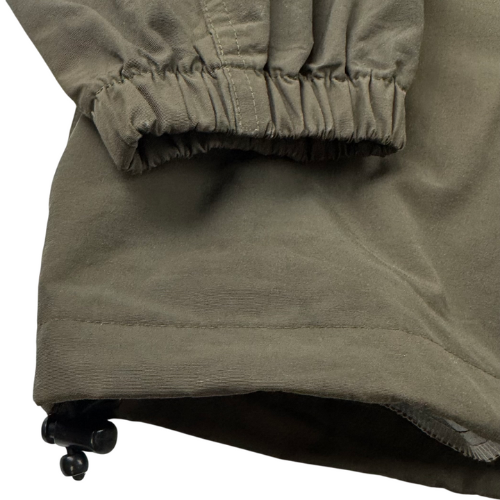 Carhartt Half-Zip Hooded Windbreaker Anorak Jacket Green