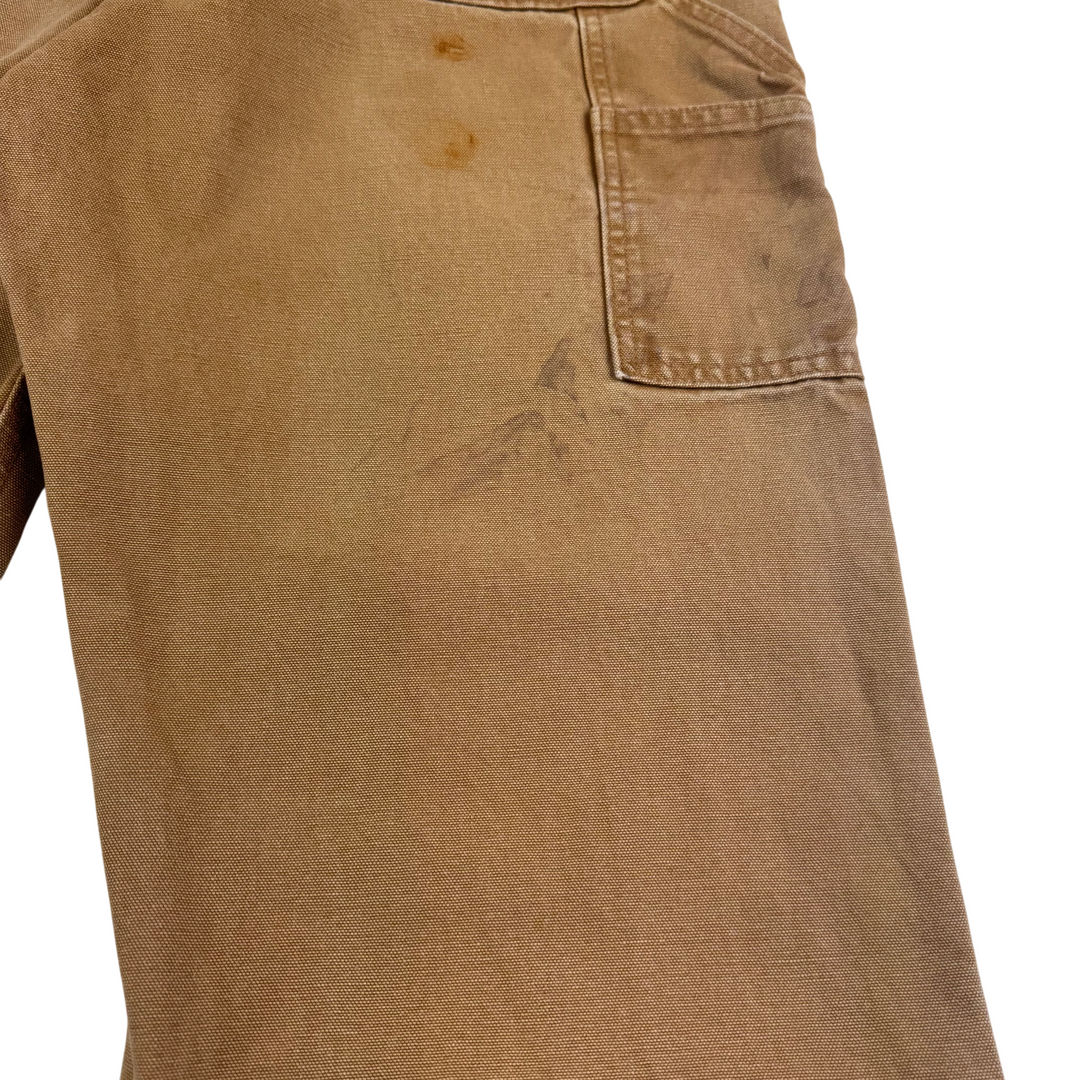 Carhartt Double Knee Carpenter Workwear Trousers Brown