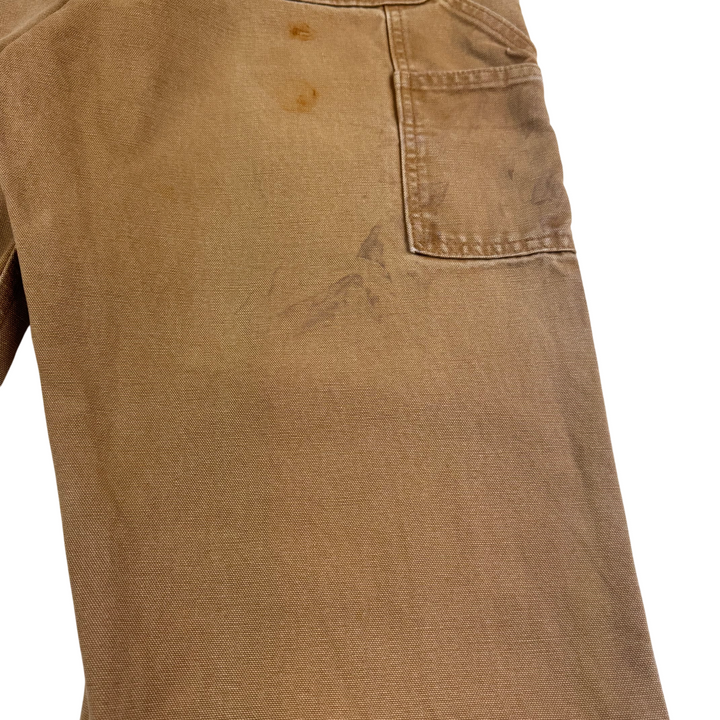 Carhartt Double Knee Carpenter Workwear Trousers Brown
