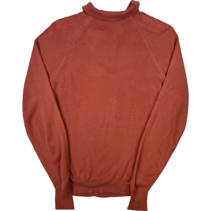 Christian Dior Monsieur Knitted Polo Sweater Burnt Orange