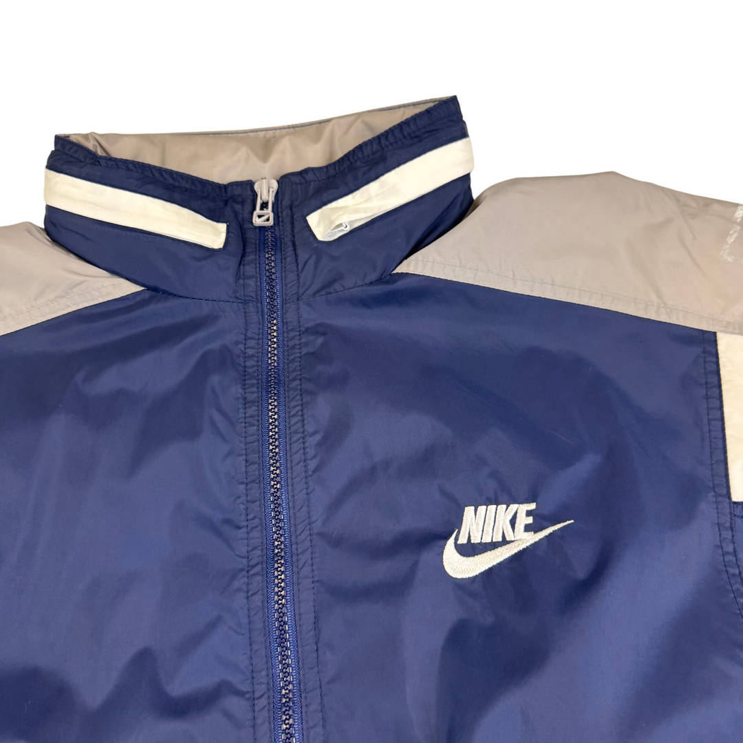 Vintage Nike 90's Premier Full-Zip Track Jacket Navy