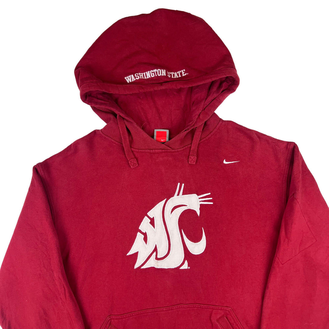 Vintage Nike 90s Washington State Cougars Pullover Hoodie Red