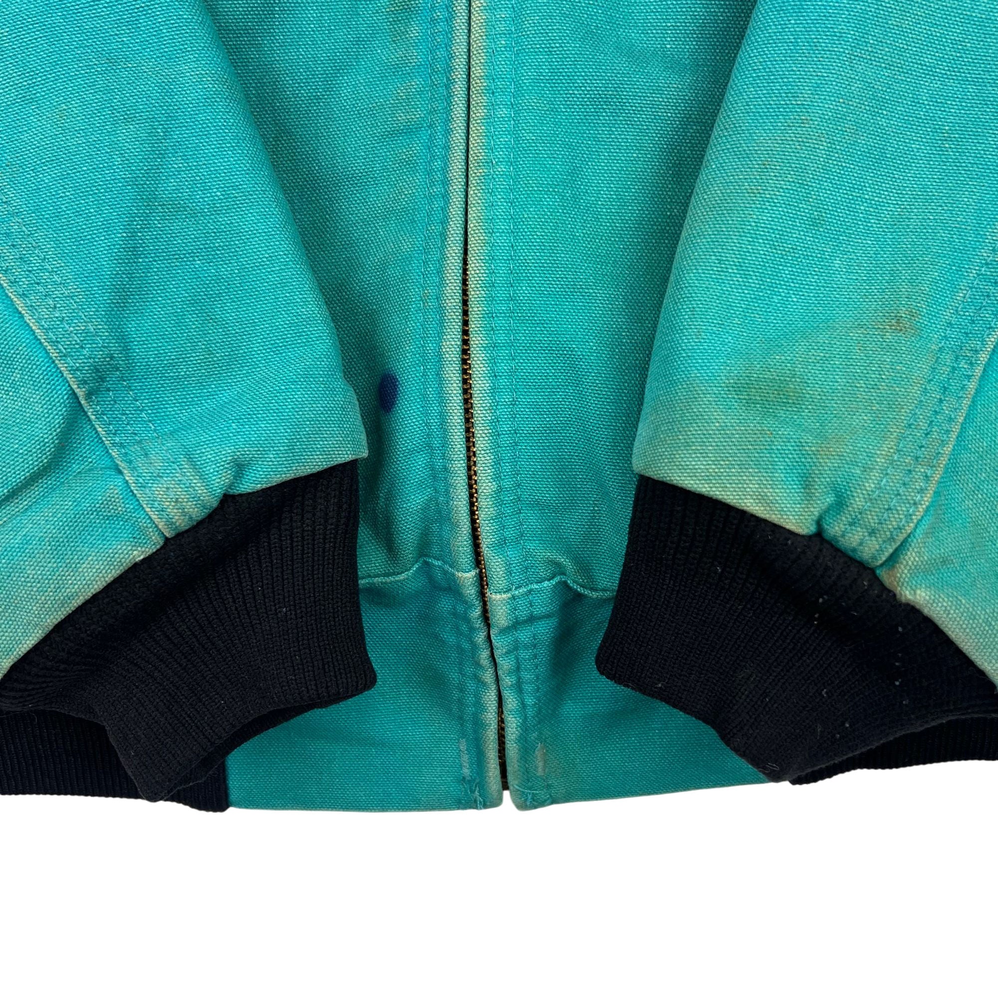 VINTAGE TEAL GREEN CARHARTT WORK JACKET high quality