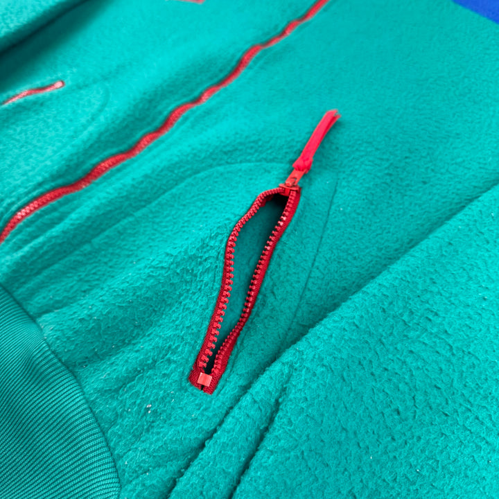 Vintage Columbia 90's Full-Zip Fleece Jacket Teal