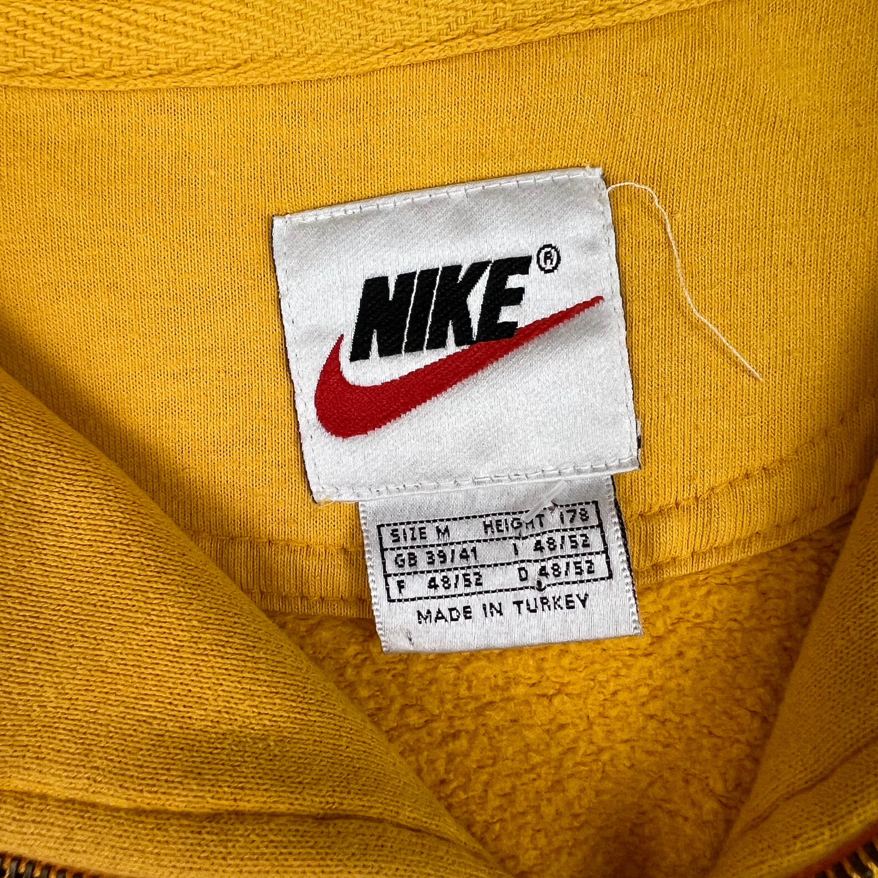 Nike Quarter Zip Sweatshirt Yellow Bring It Back