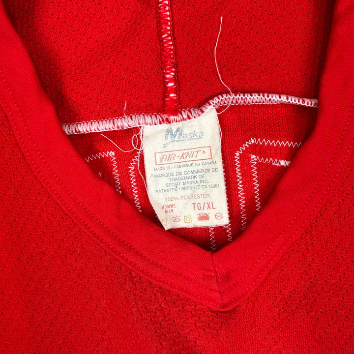 Vintage NHL Detroit Red Wings Fedorov 91 Hockey Jersey Red Rare