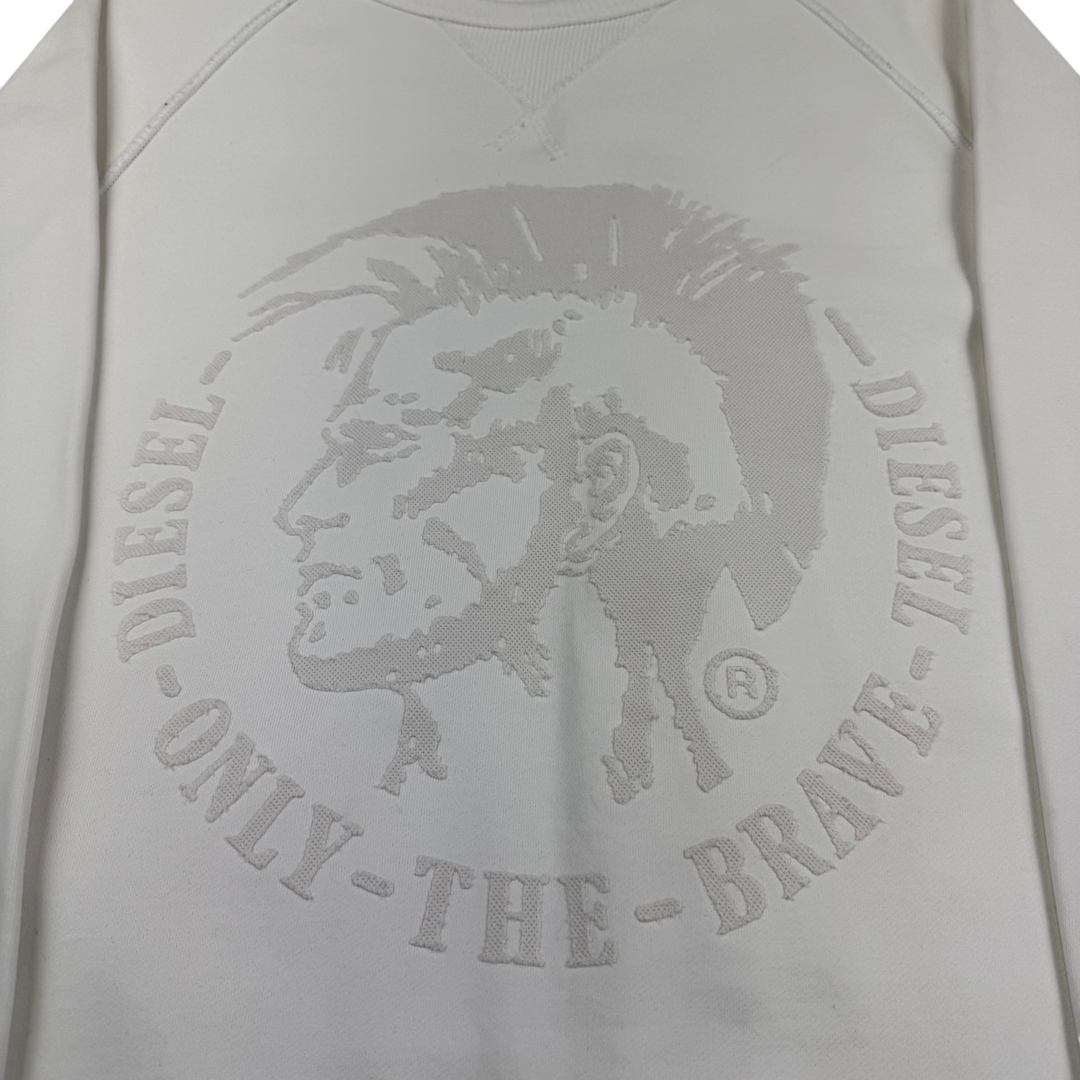 Diesel Crewneck Sweatshirt Cream