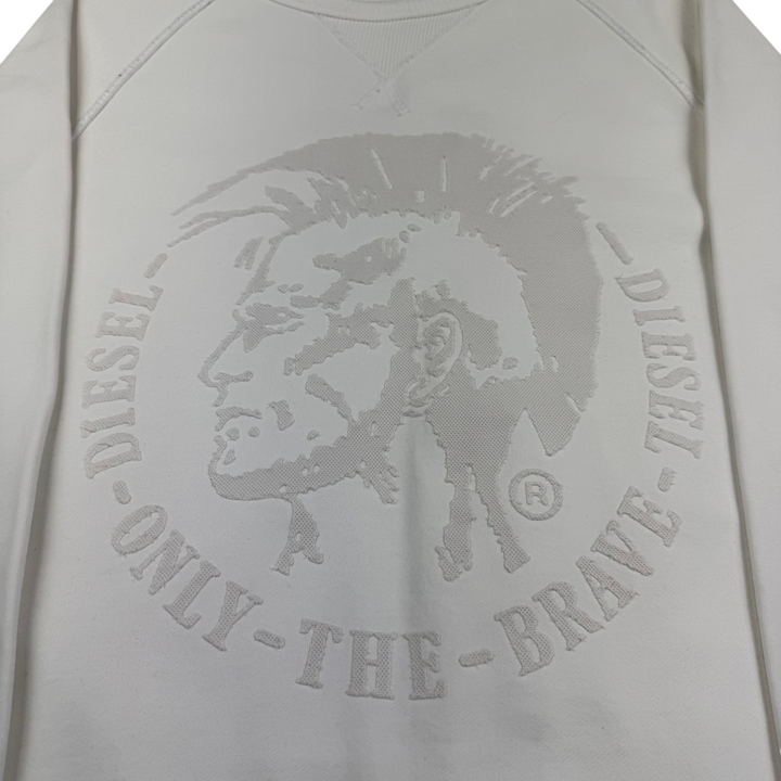 Diesel Crewneck Sweatshirt Cream