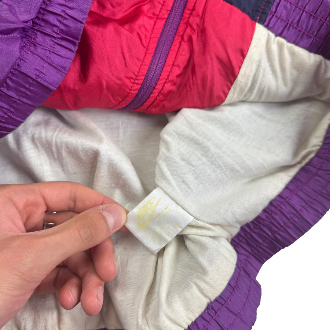 Vintage Nike 90's Sports Classic Full-Zip Track Jacket Purple