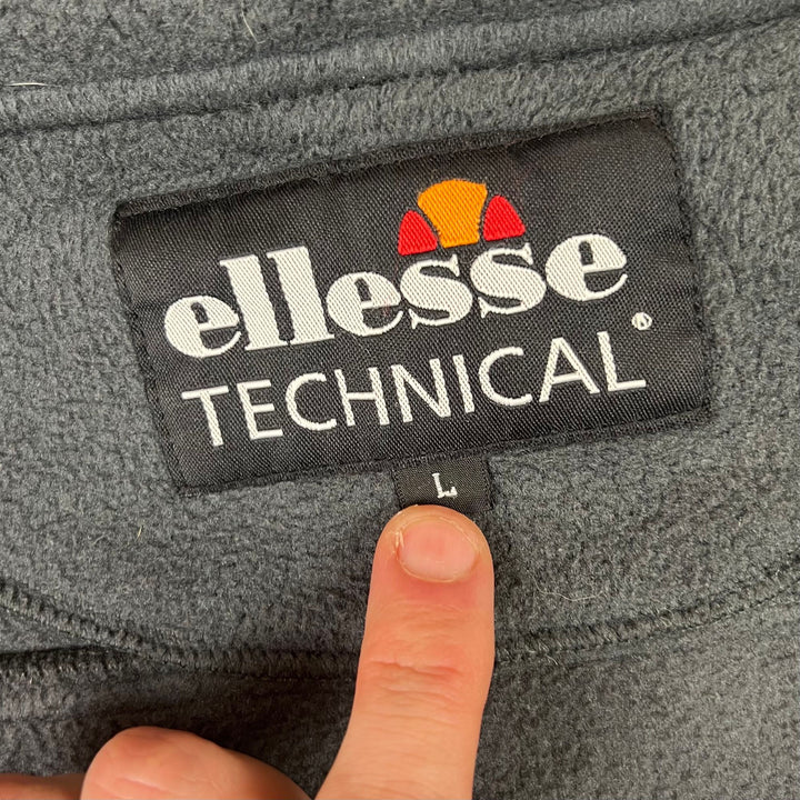 Ellesse Technical Full-Zip Fleece Grey