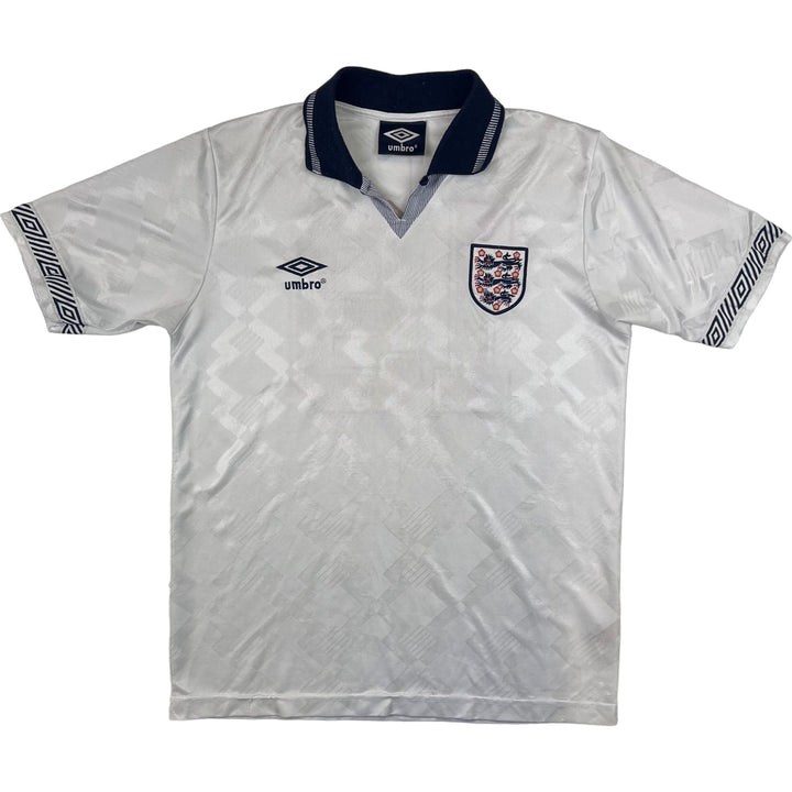 Umbro England 1990-92 Home Shirt #19 (Gascoigne) White