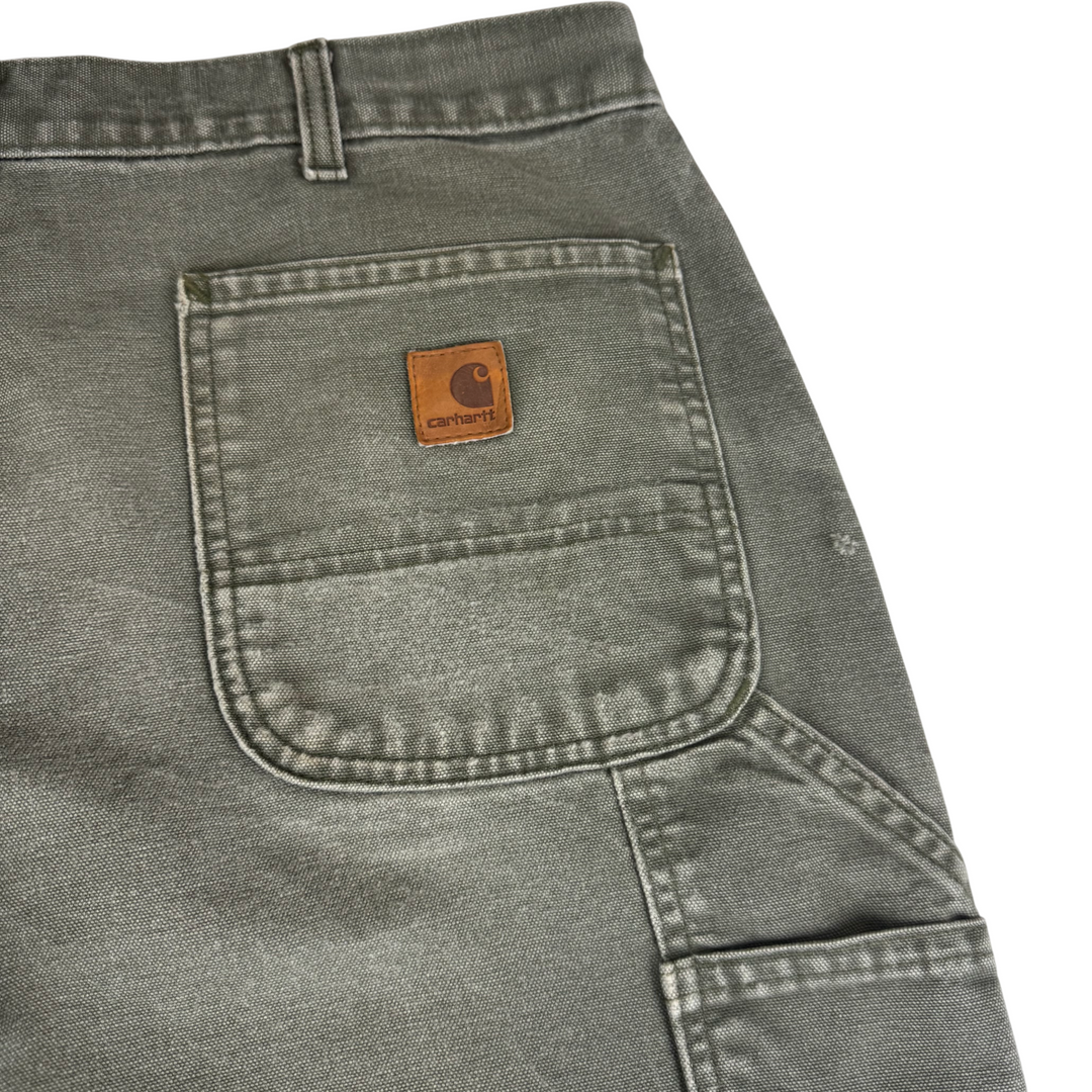 Carhartt Carpenter Dungaree Fit Workwear Trousers Green