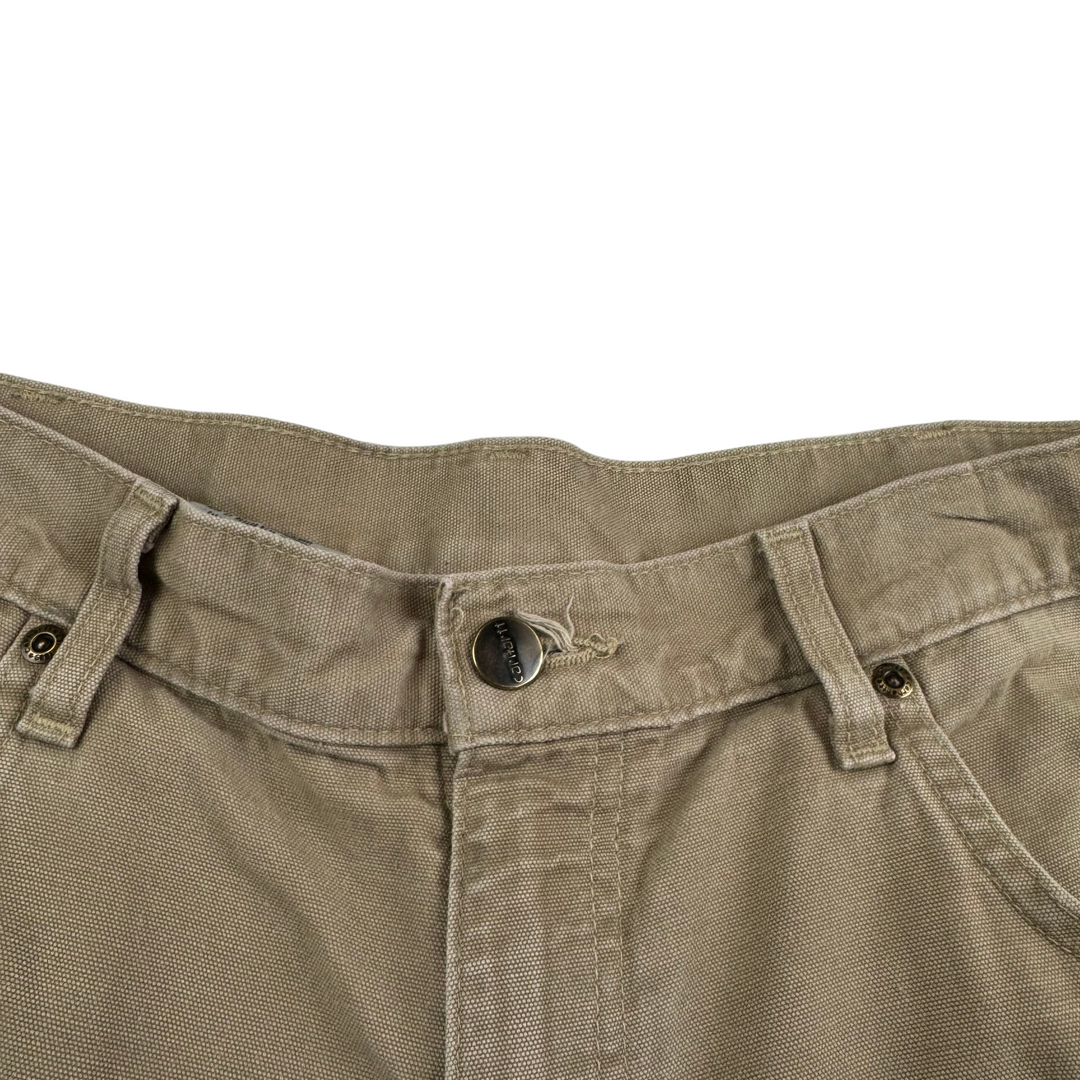 Carhartt Carpenter Workwear Trousers Beige Brown