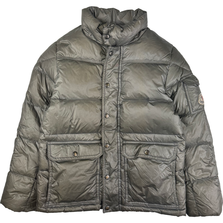 Moncler Quilted Down Puffer Jacket Grey Kids Aged 8