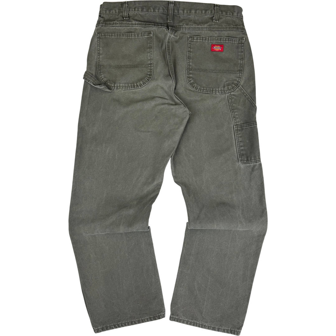 Dickies Workwear Carpenter Trousers Green