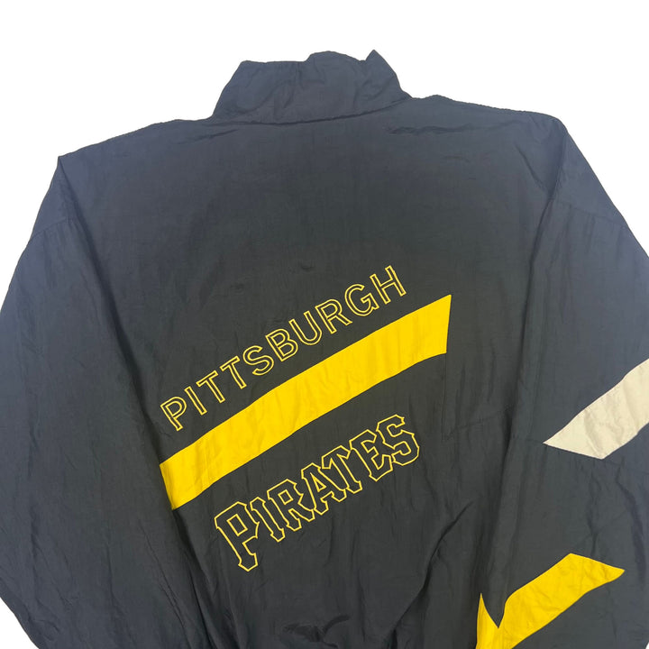 Vintage 90's  Starter Pittsburgh Pirates MLB Track Jacket Black Yellow