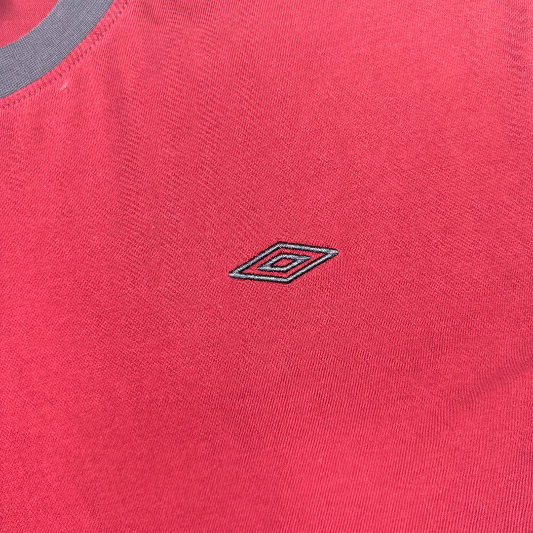 Vintage Umbro T-shirt Maroon
