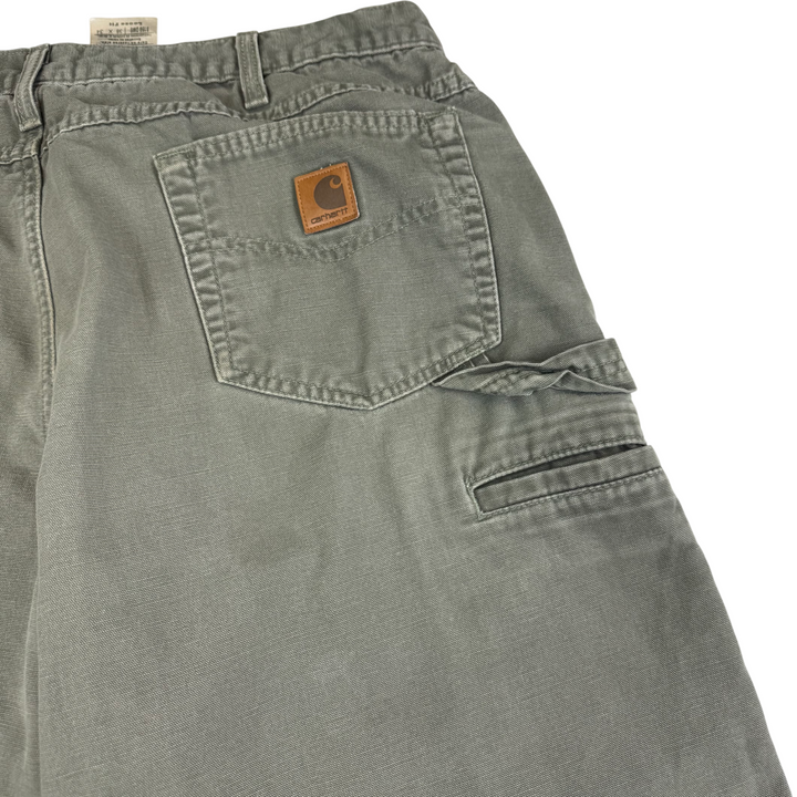 Carhartt Carpenter Loose Fit Workwear Trousers Green