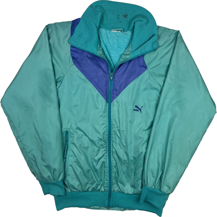 Vintage Puma Track Jacket Teal Purple